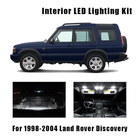 Kit d'éclairage intérieur de voiture, Canbus LED, 13 ampoules, adapté à la carte de découverte, licence, dôme, pour Land Rover, 1998-2002, 2003, 2004 ► Photo 1/6