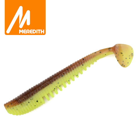 MEREDITH Awaruna leurres de pêche 8cm 10 pièces 3.2g Wobblers leurres souples artificiels alose carpe Silicone pêche appâts souples attirail ► Photo 1/6