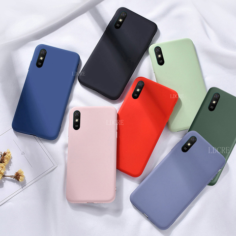 Pour couverture Xiaomi Redmi 9A étui pour Redmi 9 A C Capas étui souple pare-chocs pour mi 10T Pro Lite Redmi 9 A C Note 8 T 9 S 9S Pro Fundas ► Photo 1/6