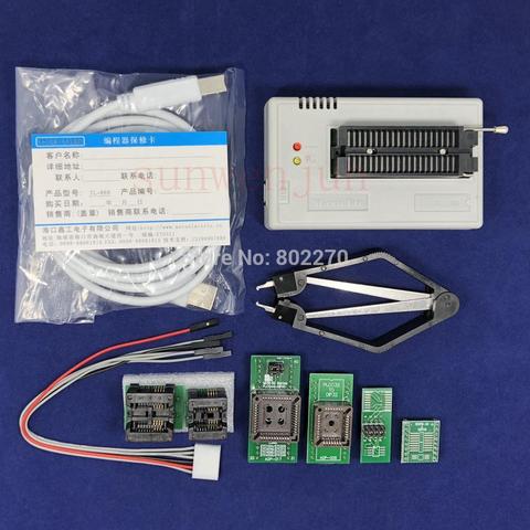 Programmateur USB V10.27 XGecu TL866II Plus, édition noire, 15000 + IC SPI Flash NAND EEPROM MCU PIC AVR + 6 adaptateurs pièces extracteur PLCC ► Photo 1/6