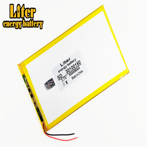 Batterie lithium polymère 30100150, 3.7V, 5000MAH, V819, 3G, pour tablette PC, batterie intégrée, Rechargeable ► Photo 1/4