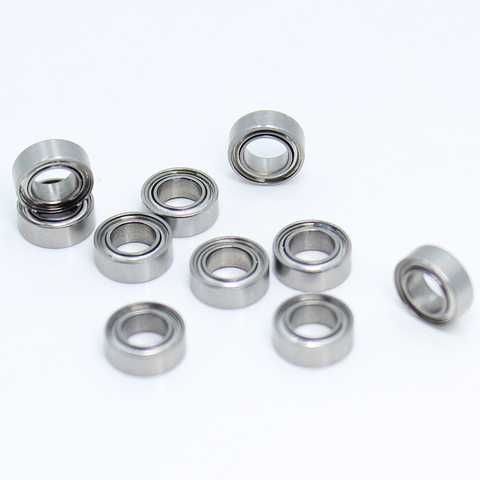 Roulements à billes Double blindage en acier inoxydable, SMR74ZZ, SMR74Z, 4x7x2.5mm, 10 pièces, SMR74Z SMR74-2Z ► Photo 1/6