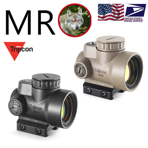 Stock américain Trijicon MRO holographique point rouge portée de visée chasse lunette de visée illuminée Sniper équipement pour fusil tactique portée Caza ► Photo 1/6