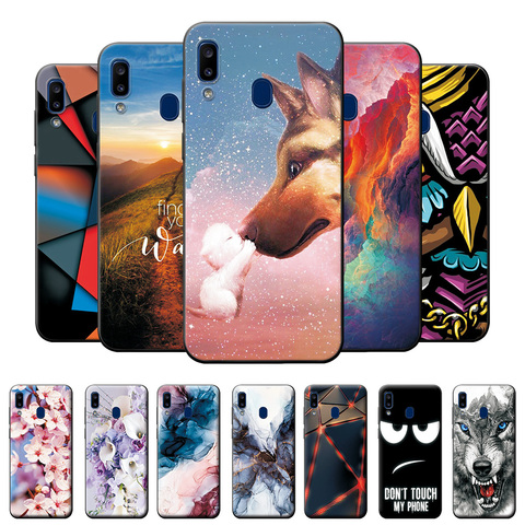 Coque pour Samsung Galaxy A20 coque A205FN Silicone souple coque arrière mince pour Samsung A20E A20 A20S A 20E A 20 housse de téléphone ► Photo 1/6