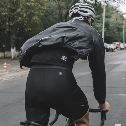 Santic-veste de cyclisme pour hommes, veste imperméable au vent, petite pluie, protection solaire UPF 50 +, taille asiatique M9C01105 ► Photo 1/6