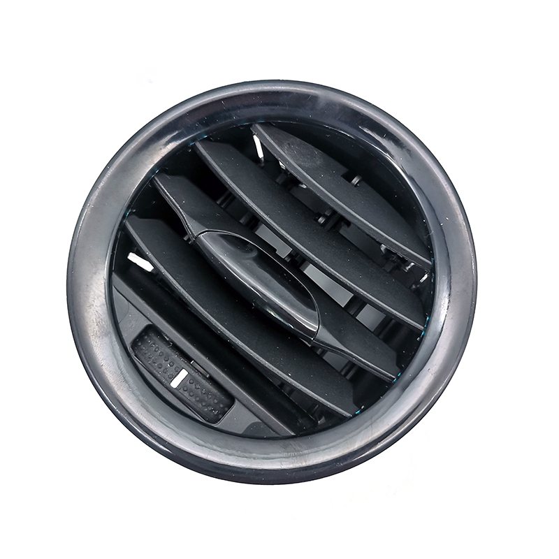 Grille De Ventilation Rotative 75 Mm – Sortie D’Air Chaud/Froid Voiture, Camping-Car, Bateau (Noir ABS)