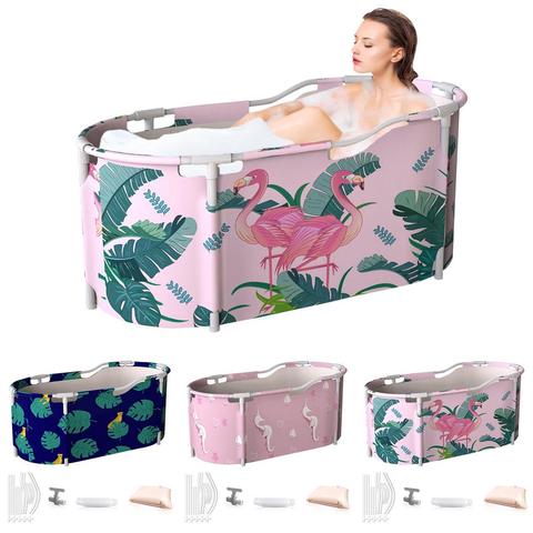 Baignoire pliable baignoire SPA adultes baignoire Portable baignoire familiale piscine pour enfants Spa Sauna baignoire stockage baignoires pour intérieur ► Photo 1/6