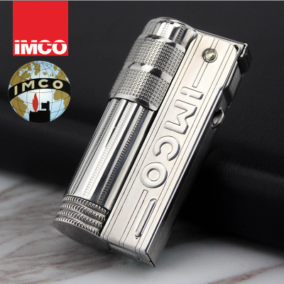 IMCO acier inoxydable essence briquet 6700 métal allume-cigare cadeau ► Photo 1/6