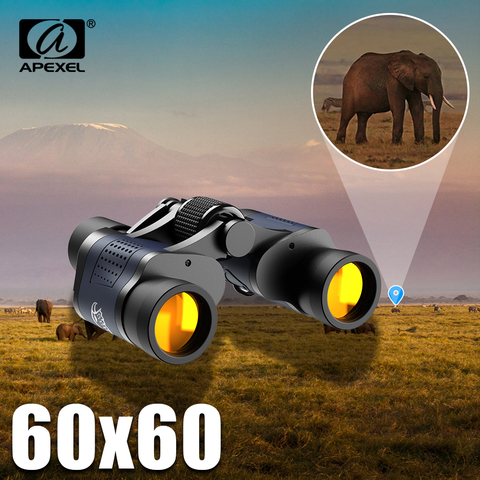 APEXEL-jumelles optiques à Vision nocturne, télescope haute définition 60x60, 16000M, à haute grossissement pour la chasse en plein air ► Photo 1/6