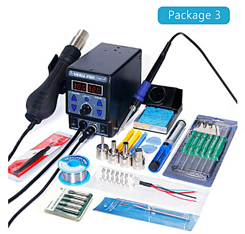 Hot Gun Soldering Machine Hot Air Soldering Iron YIHUA 8786D-I Rework Station Phone Repair BGA 740W Double Digital Display ► Photo 1/5