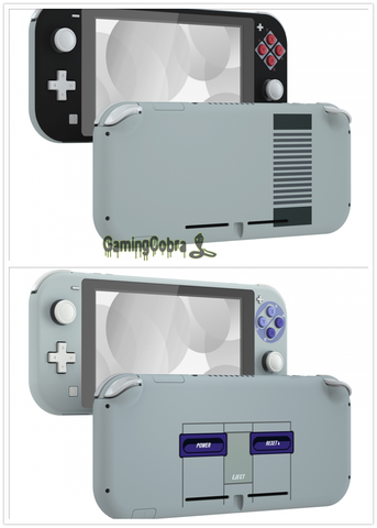 Classique NES/SNES Style bricolage remplacement coquille personnalisé contrôleur de poche boîtier protecteur w/écran pour NS Switch Lite ► Photo 1/6