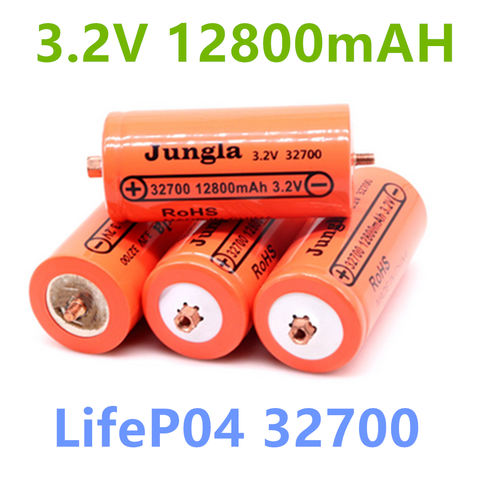 Batterie Rechargeable Lifepo4 32700 mAh 12800 V, marque originale, batterie professionnelle au Lithium fer Phosphate avec vis, 3.2 ► Photo 1/6