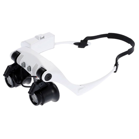 Loupe lunettes Kromatech front binoculaire 10/15/20/25x illuminé (LED) MG9892G-3A ► Photo 1/1