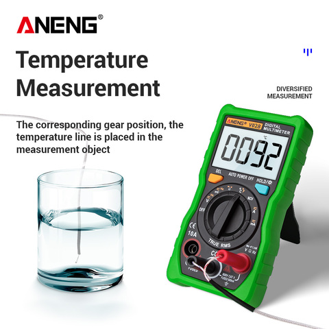 ANENG – multimètre numérique analogique V02B, testeur de Transistor, multimètre, prise de courant automatique, multimètre de voiture ► Photo 1/6