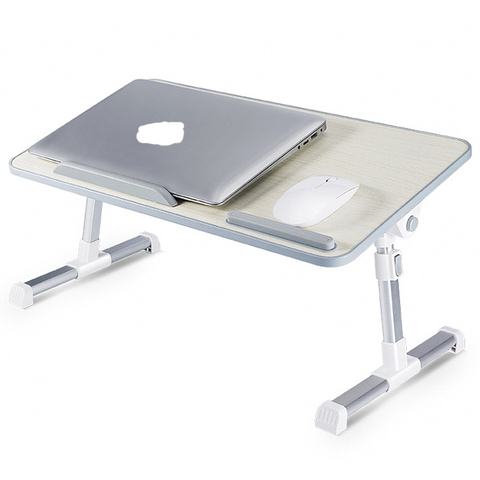 Bureau d'ordinateur Portable pour lit réglable ordinateur plateau pliable lit bureau pour ordinateur Portable Portable Portable LaptopTable avec ventilateur de refroidissement ► Photo 1/6