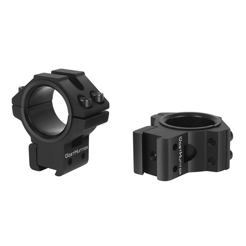 Accessoires de chasse à profil bas, anneaux en queue d'aronde de 11mm, supports entièrement CNC, usinage de haute qualité, portée de fusil, 25.4mm/30mm ► Photo 1/6