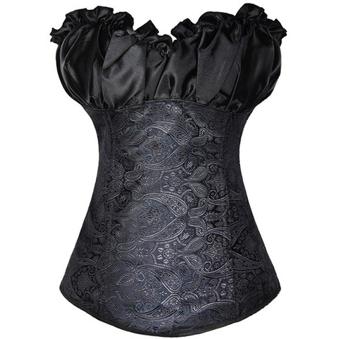 Corsets gothiques magnifiques pour femmes, sous-buste Sexy, entraîneur de taille du corps, Cincher façonnant les bustiers, ceinture amincissante ► Photo 1/6