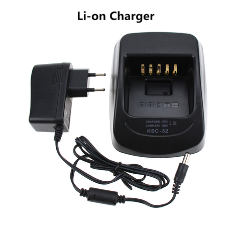 Chargeur rapide LI-ION KSC-32, pour Radio Kenwood NX-410 NX-411 TK-2180 TK-3180 TK-5210 KNB-32N KNB-33 KNB-33L KNB-33Li ► Photo 1/5