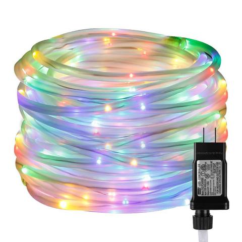 100/200/300 LED corde chaîne lumières étanche fil de cuivre Tube fée guirlande lumière de noël pour jardin cour chemin arbre décor ► Photo 1/6