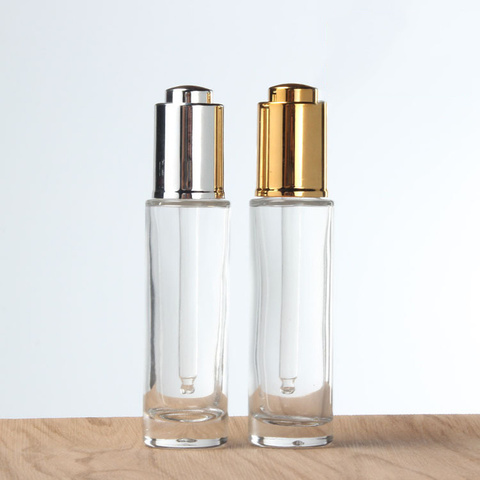 30ml Tubes compte-gouttes verre aromathérapie liquide huile de Massage essentielle Pipette voyage vide bouteilles rechargeables contenants cosmétiques ► Photo 1/5