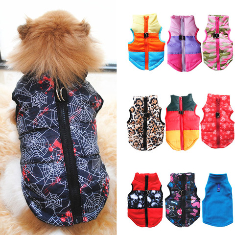 Vêtements pour animaux de compagnie chauds pour chien vêtements pour petit chien manteau veste chiot hiver vêtements pour animaux de compagnie pour chiens Costume gilet chien veste Chihuahua ► Photo 1/6