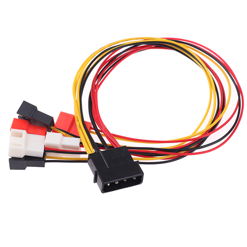 Adaptateur de câble d'alimentation de ventilateur Molex à 3 broches, 12V, 7V, 5V ► Photo 1/6