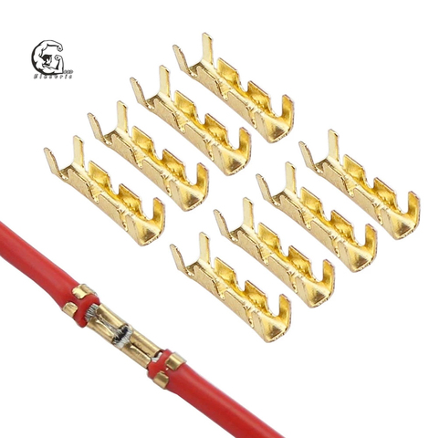 50pcs/100 pièces 453 en forme de U terminal onglet froid inserts connecteurs terminal froid petites dents fascia terminal,0.3-1.5mm2 ► Photo 1/5