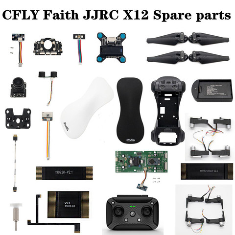 CFLY Faith – pièces originales de Drone JJRC X12 RC, lame, GPS, câble, chargeur, bras, caméra, télécommande, cadre de pied, coque ► Photo 1/6