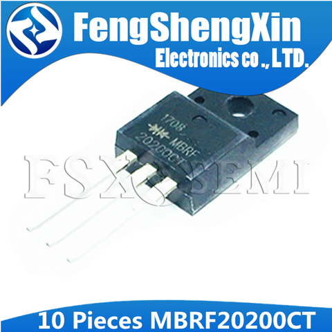 10 pcs/lot MBRF20220CTG MBRF20220CT MBRF20220 20220CTG B20220G 20A/200V TO-220F diode Schottky ► Photo 1/1