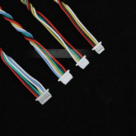 Connecteur de câble en silicone souple 1.0mm, 5 pièces/SH 6/7, bricolage SH1.0 4/5/5804 broches F3F4 FC Panda 150 réservoir VTX, fil d'alimentation 30AWG ► Photo 1/3