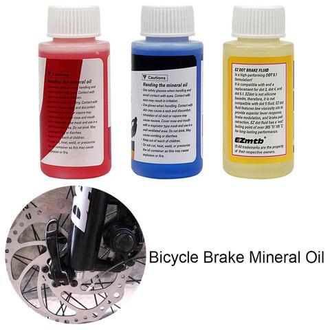 Huile de frein à disque à huile minérale de 60ml, lubrifiant de frein à disque hydraulique pour Shimano Magura Tektro vélos de montagne ► Photo 1/6
