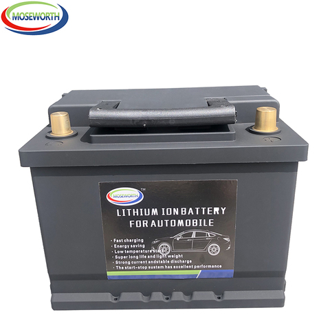 Batterie pour voiture, 12V, LiFePo4, 65ah, L2-400 cca, batterie Lithium-Phosphate ► Photo 1/6