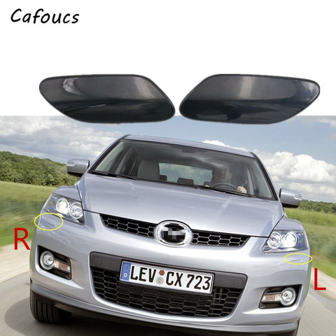 Voiture phare laveuse buse de pulvérisation couvercle couvercle Jet Hid couvercle pour Mazda CX-7 CX7 ER 2006 2007 2008 2009 ► Photo 1/4