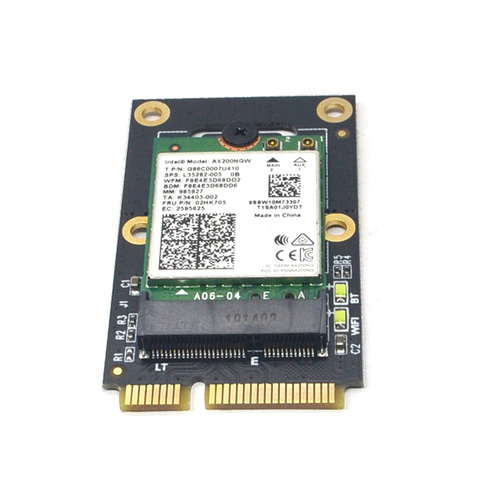 Adaptateur Wifi sans fil M.2 NGFF vers Mini PCI-E, carte Wlan, Bluetooth, Intel AX200 9260 8265 8260, pour ordinateur portable ► Photo 1/6