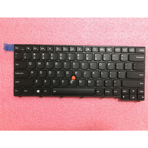 Ordinateur portable Lenovo ThinkPad T440 T450 T460 T440S T450S T431s T440p, clavier anglais rétro-éclairé américain 04X0101 04X0137 04X0175, nouveau modèle Original ► Photo 1/4