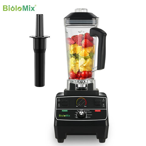 Mélangeur professionnel préprogrammé, bocal de 2l, sans BPA, avec minuterie intelligente, robot alimentaire, smoothie à glace, 2200W ► Photo 1/2