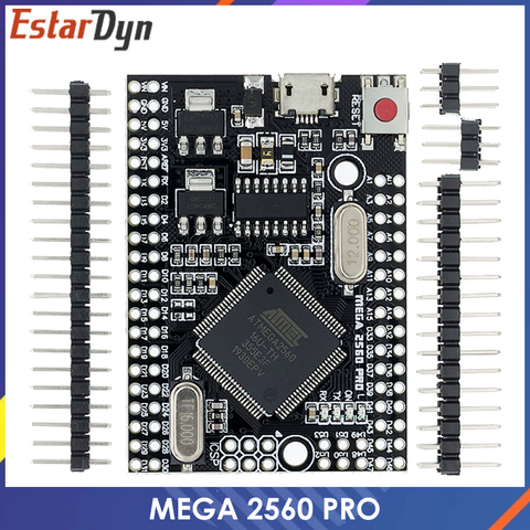 MEGA 2560 PRO intégrer CH340G/ATMEGA2560-16AU puce avec mâle pinheaders Compatible pour arduino Mega2560 bricolage ► Photo 1/6