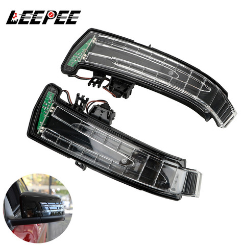 LED clignotant lampe voiture rétroviseur indicateurs pour Benz W221 W212 W204 W176 W246 X156 C204 C117 X117 lampes de signalisation voiture-style ► Photo 1/6