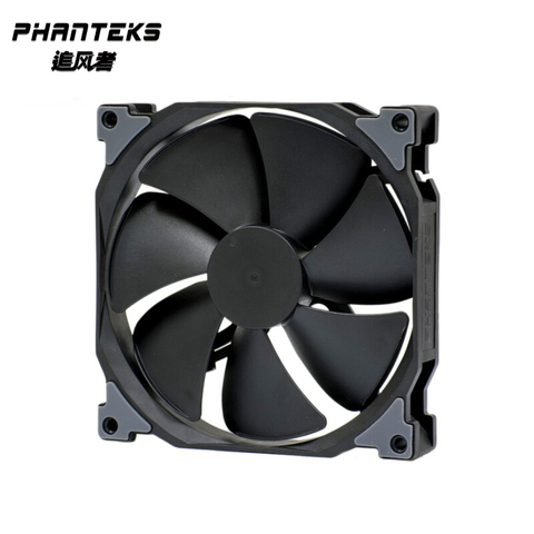 Phanteks – ventilateur PWM 4 broches 12CM, radiateur 12V, connexion de chaîne PH-F120/mp, noir et blanc ► Photo 1/5