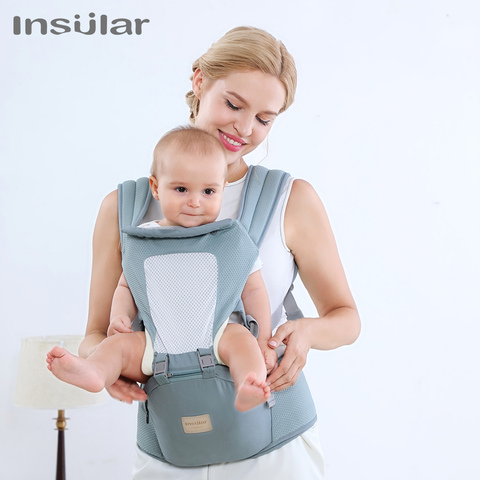 Insular – porte-bébé ergonomique, kangourou, face avant, pour nouveau-né, enfants en bas âge, charge ours 20Kg ► Photo 1/6