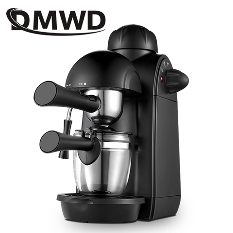 DMWD Haute Pression Vapeur Fantaisie Italien Machine À Café Moka Latte Mousseur À Lait Mousseur Bulle Cappuccino Espresso Café Maker UE ► Photo 1/3