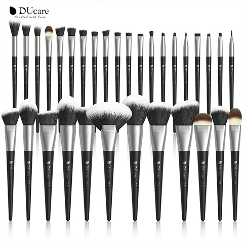 DUcare-ensemble de pinceaux de maquillage professionnels, 32 pièces, brosses pour application de maquillage, pour application de fond de teint, fard à paupières, Blush ► Photo 1/6