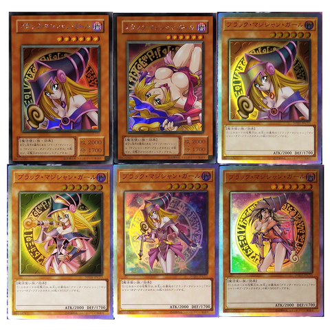 Yu Gi Oh, 16 Styles, nouveau magicien noir pour fille, bricolage, jouets, passe-temps à collectionner, cartes Anime ► Photo 1/6