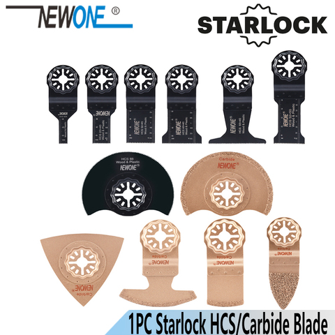 NEWONE 1pc HCS carbure Starlock outils oscillants lames de scie multi-outil rénovateur lame pour le travail du bois plastique enlever les sols ► Photo 1/4