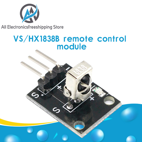 Module de récepteur universel de capteur infrarouge, 3pin KY-022 TL1838 VS1838B HX1838 pour Arduino, Kit de démarrage bricolage soi-même ► Photo 1/6