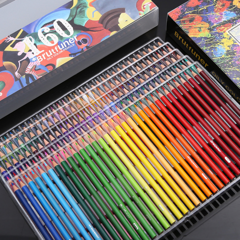 Ensemble de crayons de couleur pour artistes, 48/72/120/160 couleurs, pour dessin, croquis, livres de coloriage, cadeaux, fournitures d'art ► Photo 1/6