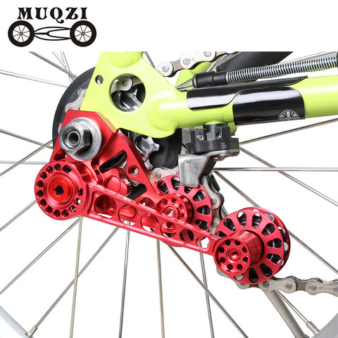 MUQZI vélo pliant Guide de chaîne simple-disque 2/3/6 vitesse arrière dérailleur tendeur de chaîne pour Brompton intérieur extérieur Shift ► Photo 1/6