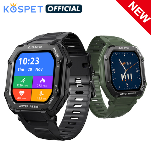 Smartwatch 2022 KOSPET ROCK montre robuste pour hommes Sports de plein air étanche Fitness Tracker moniteur de pression artérielle montre intelligente For Xiaomi Android Apple IOS Phone ► Photo 1/6