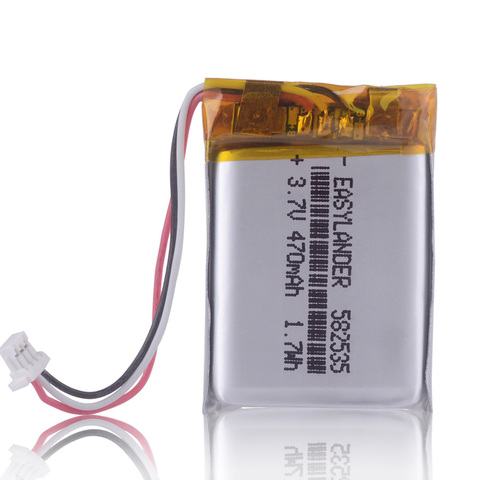 CE ROHS 582535 602535 470mAh batterie pour MIO 600 mio 356hd Mio 369 papago parkcity 710 mystère MDR-985HDG Karkam M1 SP5 ► Photo 1/4