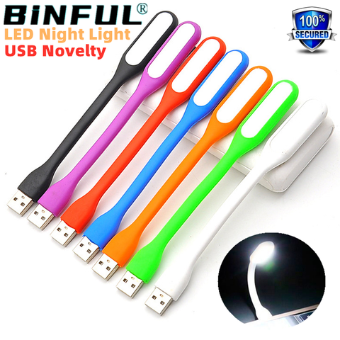 BiNFUL – lampe LED Portable 360 degrés, idéale pour un ordinateur Portable, une batterie externe ou un bureau ► Photo 1/5